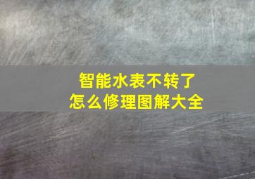 智能水表不转了怎么修理图解大全