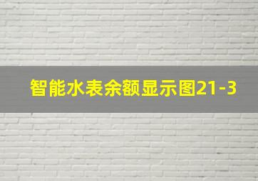 智能水表余额显示图21-3