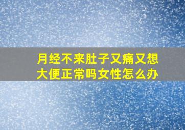 月经不来肚子又痛又想大便正常吗女性怎么办