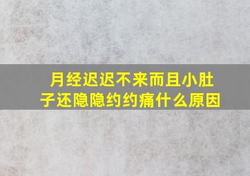 月经迟迟不来而且小肚子还隐隐约约痛什么原因