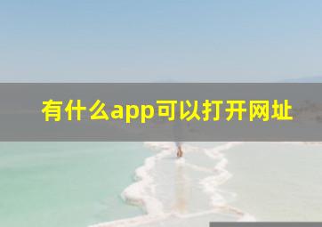 有什么app可以打开网址