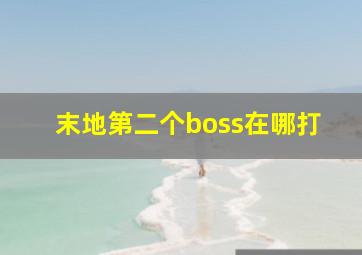 末地第二个boss在哪打