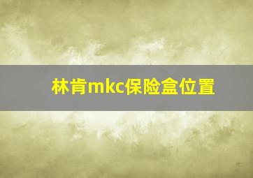 林肯mkc保险盒位置