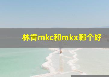 林肯mkc和mkx哪个好