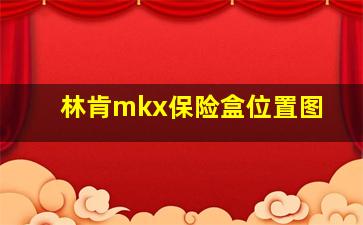 林肯mkx保险盒位置图