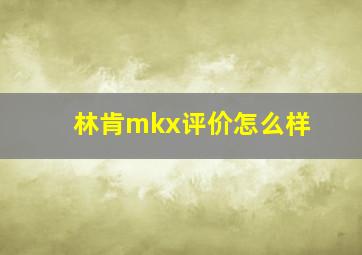 林肯mkx评价怎么样