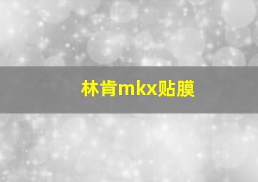 林肯mkx贴膜