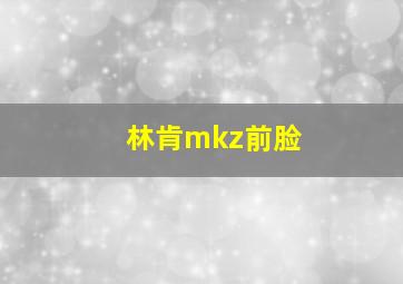 林肯mkz前脸