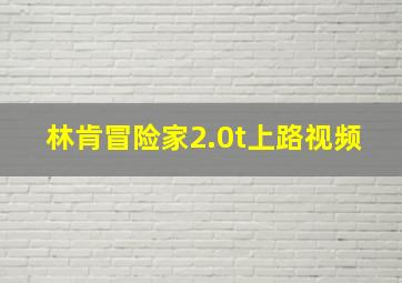 林肯冒险家2.0t上路视频