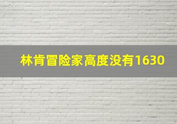 林肯冒险家高度没有1630