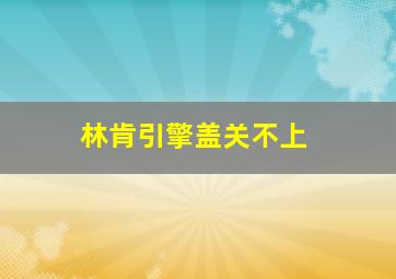 林肯引擎盖关不上