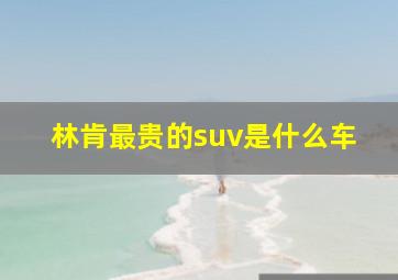 林肯最贵的suv是什么车