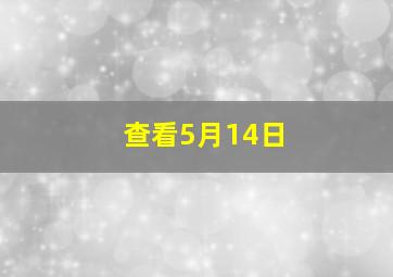 查看5月14日