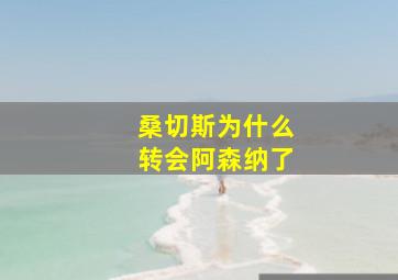 桑切斯为什么转会阿森纳了