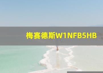 梅赛德斯W1NFB5HB