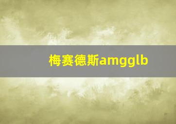 梅赛德斯amgglb