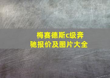 梅赛德斯c级奔驰报价及图片大全