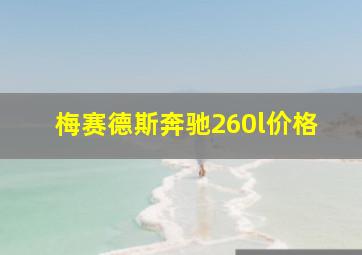 梅赛德斯奔驰260l价格