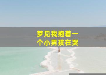 梦见我抱着一个小男孩在哭