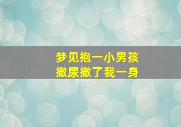 梦见抱一小男孩撒尿撒了我一身