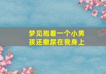 梦见抱着一个小男孩还撒尿在我身上