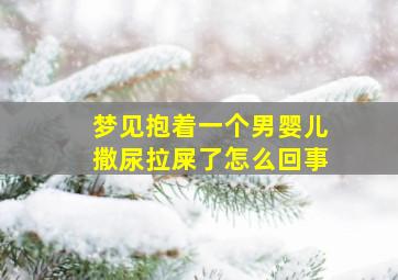 梦见抱着一个男婴儿撒尿拉屎了怎么回事