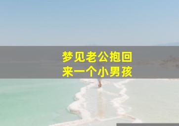 梦见老公抱回来一个小男孩