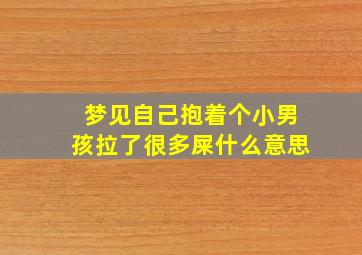 梦见自己抱着个小男孩拉了很多屎什么意思