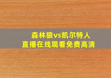 森林狼vs凯尔特人直播在线观看免费高清