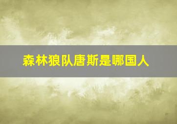 森林狼队唐斯是哪国人