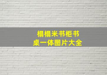 榻榻米书柜书桌一体图片大全