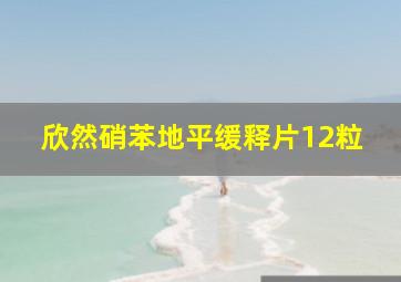 欣然硝苯地平缓释片12粒