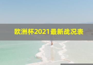 欧洲杯2021最新战况表