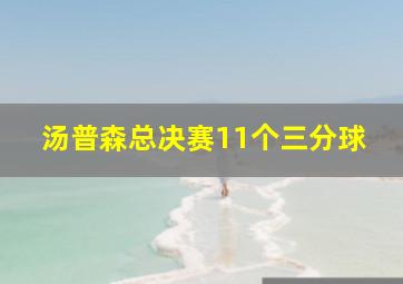 汤普森总决赛11个三分球