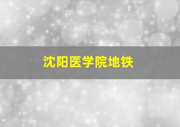 沈阳医学院地铁