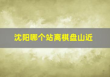 沈阳哪个站离棋盘山近