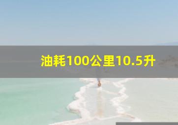 油耗100公里10.5升