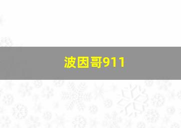 波因哥911