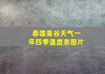 泰国曼谷天气一年四季温度表图片