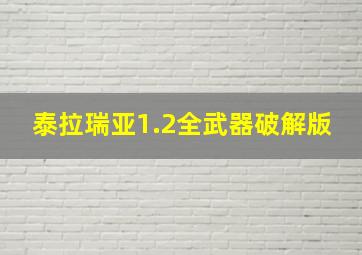 泰拉瑞亚1.2全武器破解版