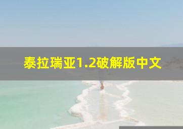 泰拉瑞亚1.2破解版中文