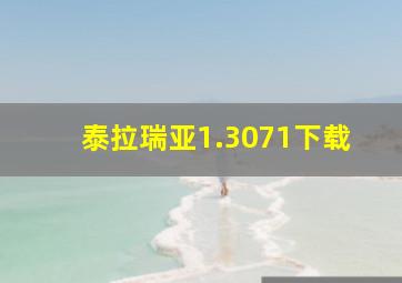 泰拉瑞亚1.3071下载