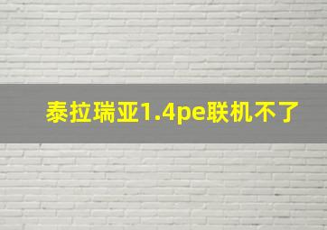 泰拉瑞亚1.4pe联机不了