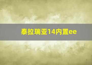 泰拉瑞亚14内置ee