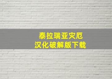 泰拉瑞亚灾厄汉化破解版下载