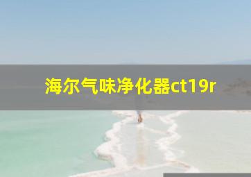 海尔气味净化器ct19r