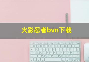 火影忍者bvn下载