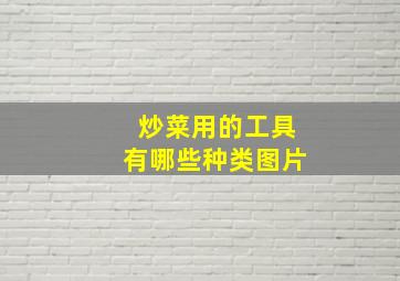 炒菜用的工具有哪些种类图片