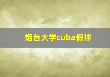 烟台大学cuba假球