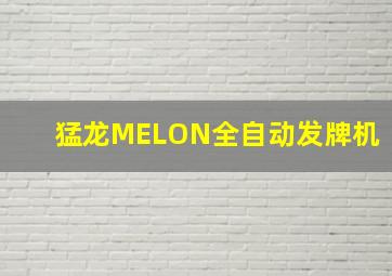 猛龙MELON全自动发牌机